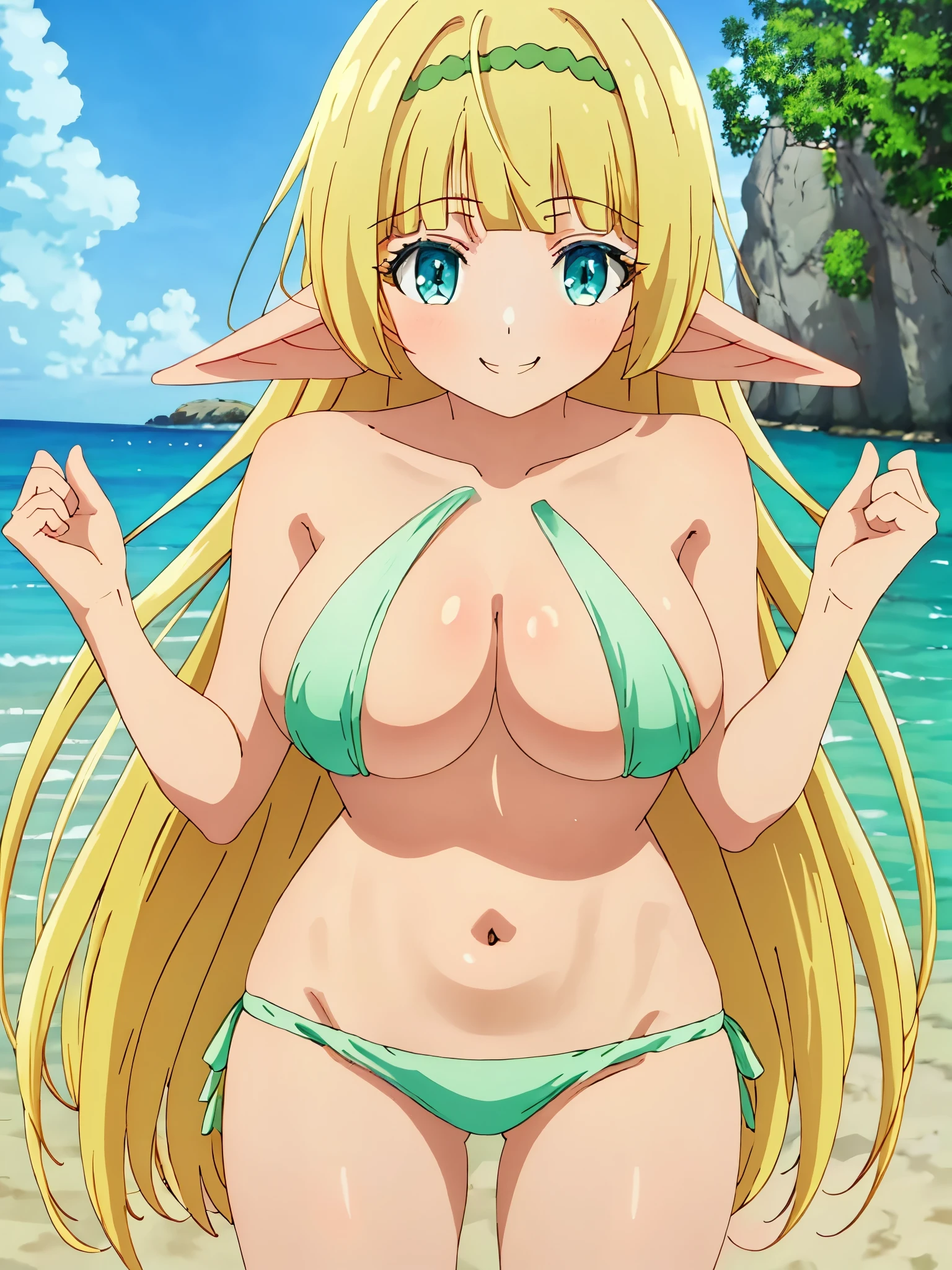 Verina, nude, 4k, cum in pussy, standing, small breasts, hd, long green hair, sharp image, high definition, extreme quality, detailed background, detailed foreground, exposed breasts, showing breasts, market place, shopping district, cum dripping out of pussy