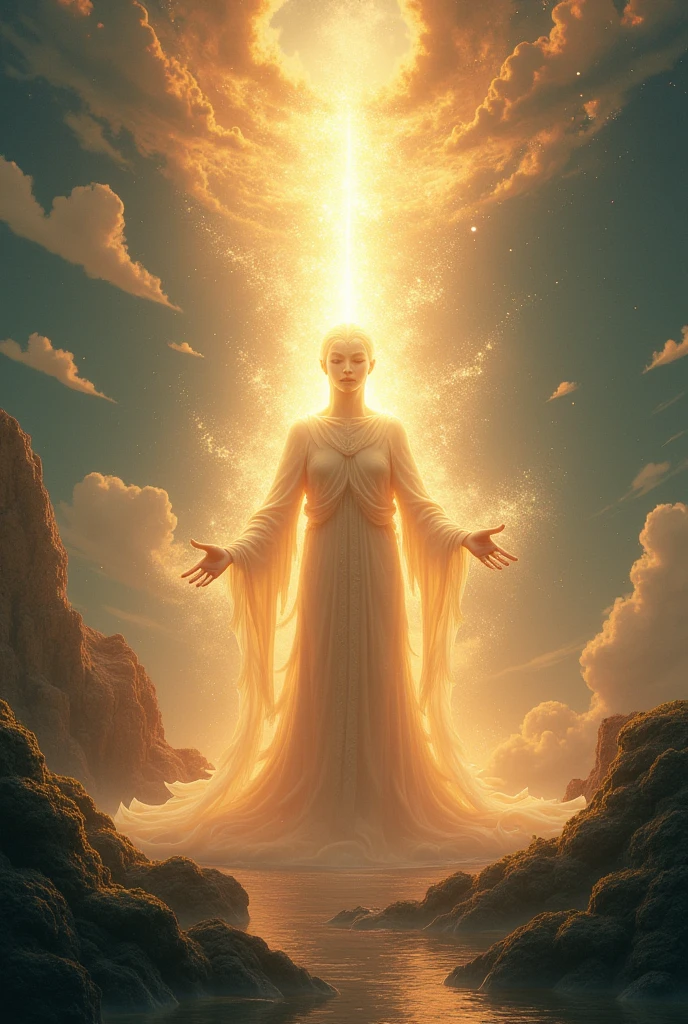 Create an image that reflects God when you close your eyes a little