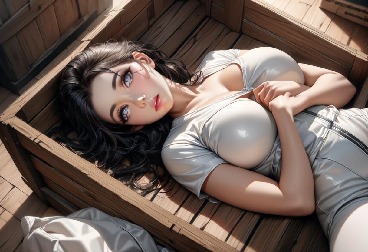 Moaning in pain, feeling in pain, tears flowing, pain, crying in pain, bust of Botox, 4k highly detailed realistic ((full body including legs)) photo of sleeping beauty lying on her back, beautiful 18 year old indian sweaty girl with ((sharp jawline)) and perky tits, wet skin and hair, big breasts, long straight hair,. (white shirt, bare lower body, torn, torn shirt on the middle chest, no panties, shirt covered lively), finger under panties in hahoo, perfect body, open (perfect body, little ke), fashionable photorealism, high-definition system details, photography, sharpness, unique 850 4, Koda850K portrait camera, f1.6 lens, rich color, hyper-realistic texture, spectacular light texture, surreal art, fashionable Cinestil 800 movement, frightened and crying, covered with tears, obeying pain, moaning in pain, grimaces of pain