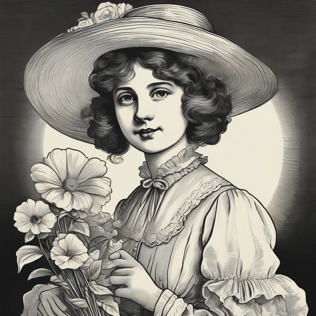 inspired by Jessie Willcox Smith, best quality, masterpiece, 8k