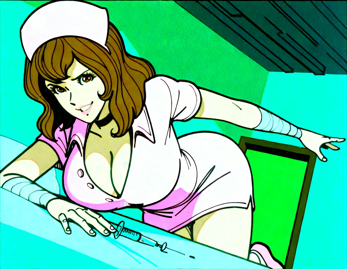 nurse uniform,hospital, latex nurse suit,nurses,busty,elbow gloves,labcoat,black hair woman,white eyes , gigantic ,medical instruments,asian nurse,two nurses,speculum,examination room,oversize ,big ass ,strap on, lay on table ,legs spreaded,giving birth,gyno chair , dentist,Milf,latex,pink uniform