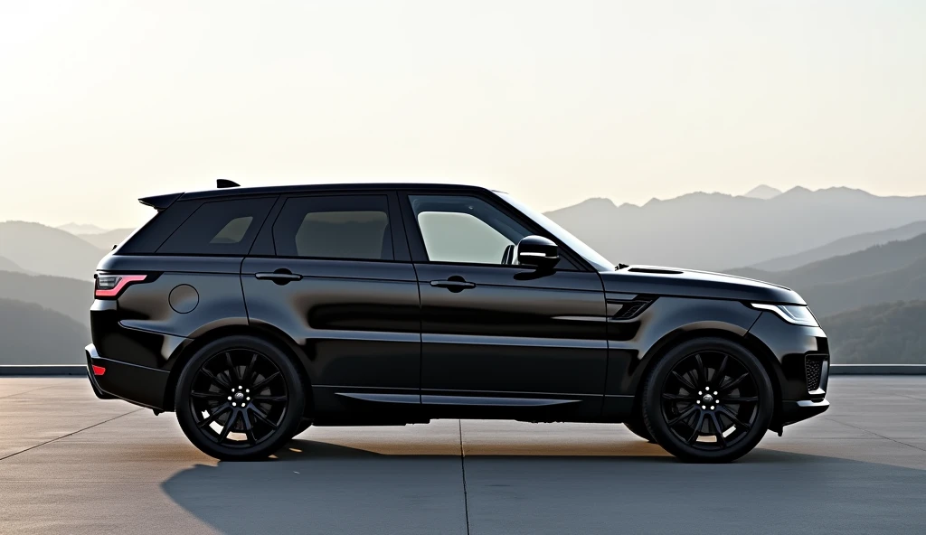 Range Rover Perspective Back Generate a detailed high resolution scenic back side view image of a ...