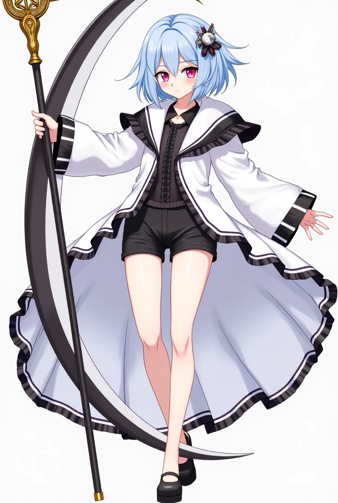 Panty shot,Under the skirt,(((White lace panties))),One girl, alone, boots, White footwear, short hair, Purple eyes, Thigh straps, hair ornaments, Hair Clip, Aqua Hair, Open your mouth, smile, dress, Long sleeve, View your viewers, short dress, Leaning forward, knee boots, Blue background, Thigh pouch, Foot, masterpiece ,8k unity wallpaper,Anime key visual,Highest quality, High resolution, unity 8k wallpaper, (shape:0.8), Highly detailed face,Highly detailed eyes,Glowing Eyes , Glowing Skin,Fine skin,White skin,dense skin,Detailed Hair,Very elaborate legs,Perfect lighting, Detailed CG, (Perfect hands, Perfect Anatomy),High resolution,Official Art,Anime key visual,(Detailed wear ),Thin limbs, Delicate curves, Graceful Hands, Small feet,shape:0.8,Anime Coloring,