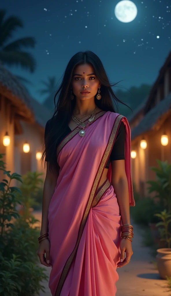 Beautiful girl in india look