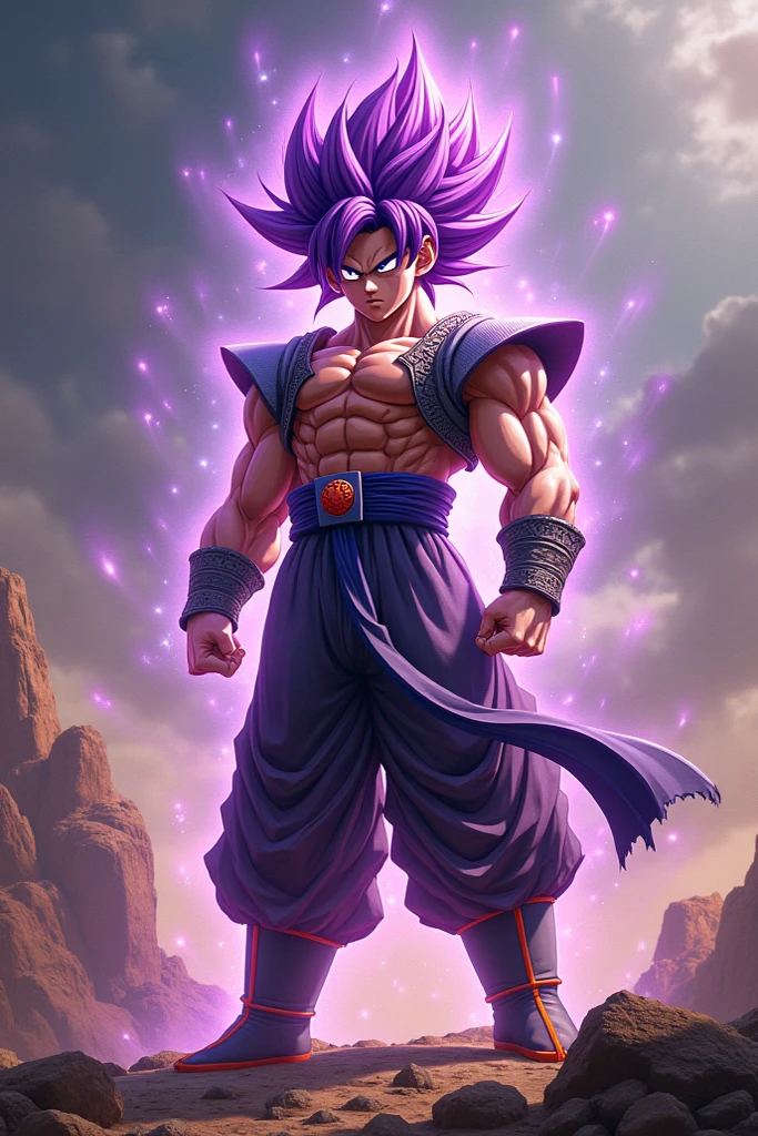 Goku super Sayajin extinct purple superior