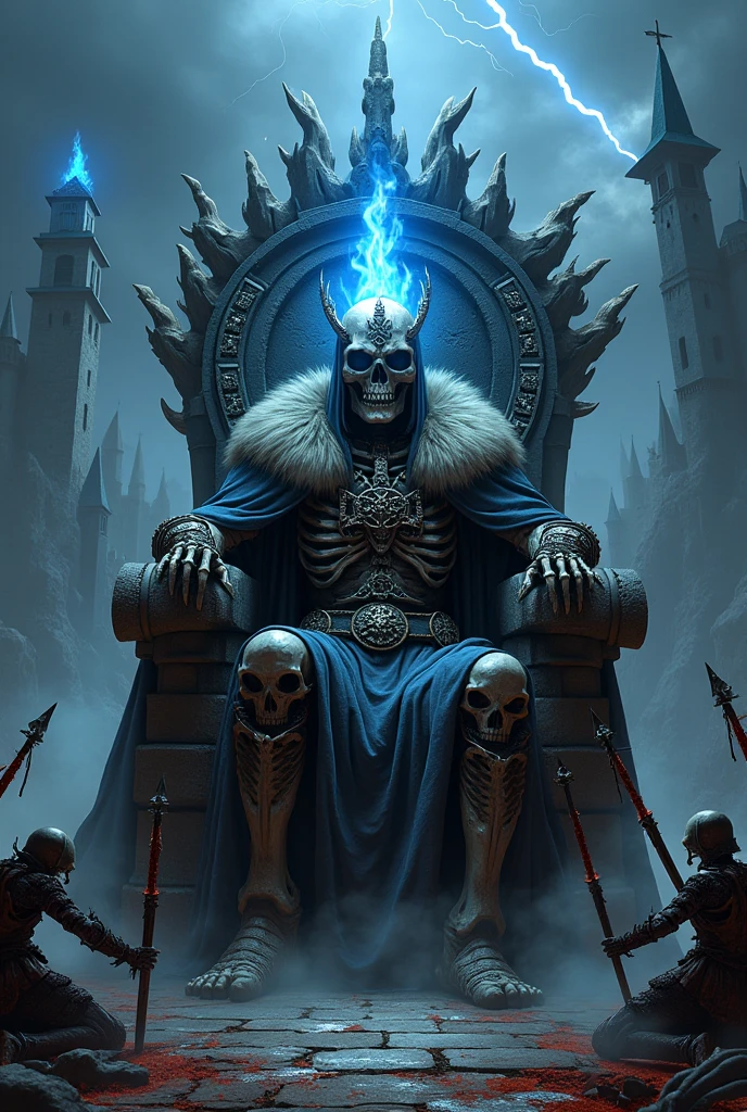 (anime, dark fantasy: 1.5, throne: 1.5),(best quality, highres, HDR:1.2),vibrant colors, mysterious atmosphere, ((goblin king throne)), ((goblin lair: 1.5)), ((totem, tribal, skull everywhere)), dark :1.4, general shot,