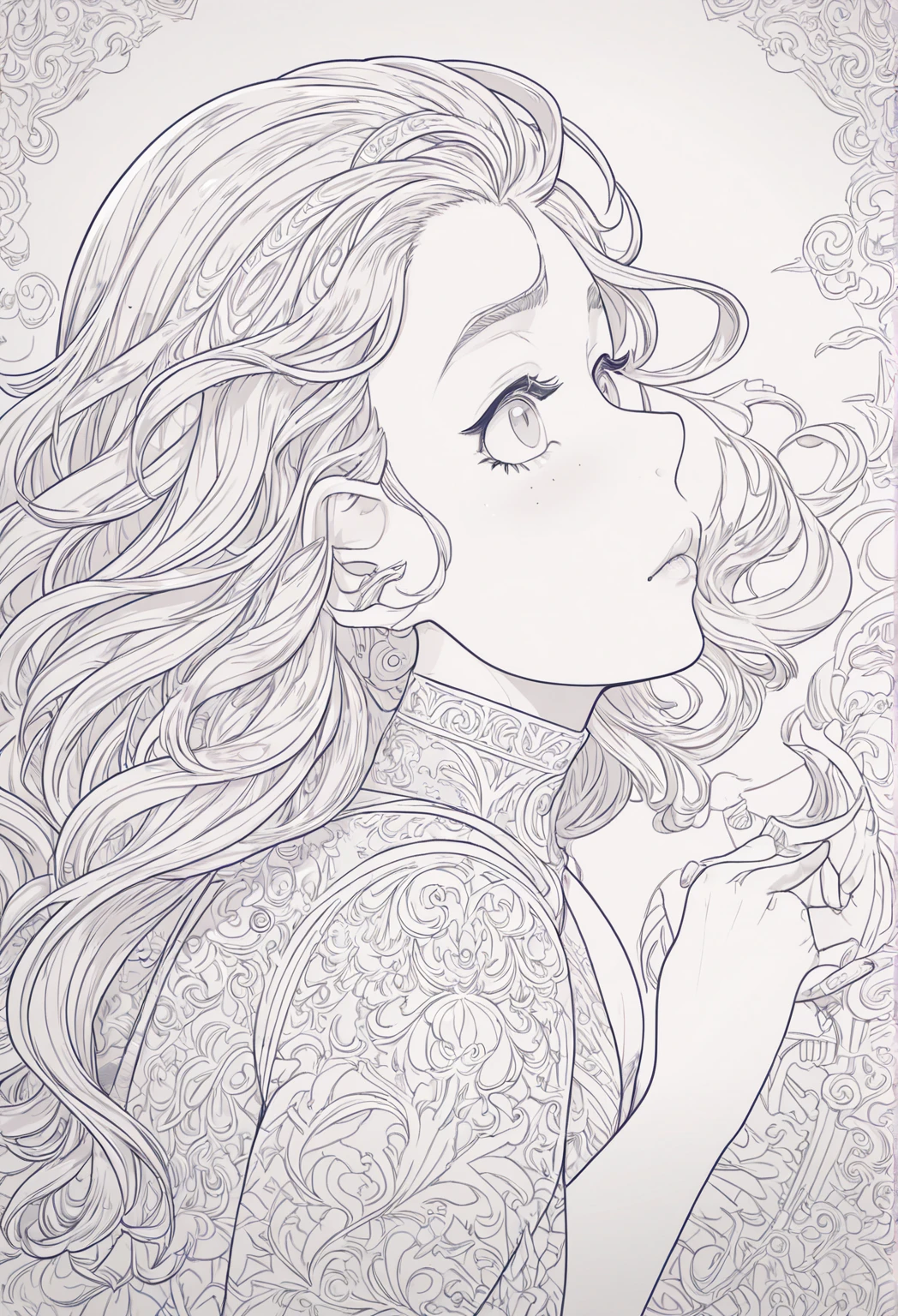 <lora:AnastasiaCebulska_v1:.9> AnastasiaCebulska coloring book line art