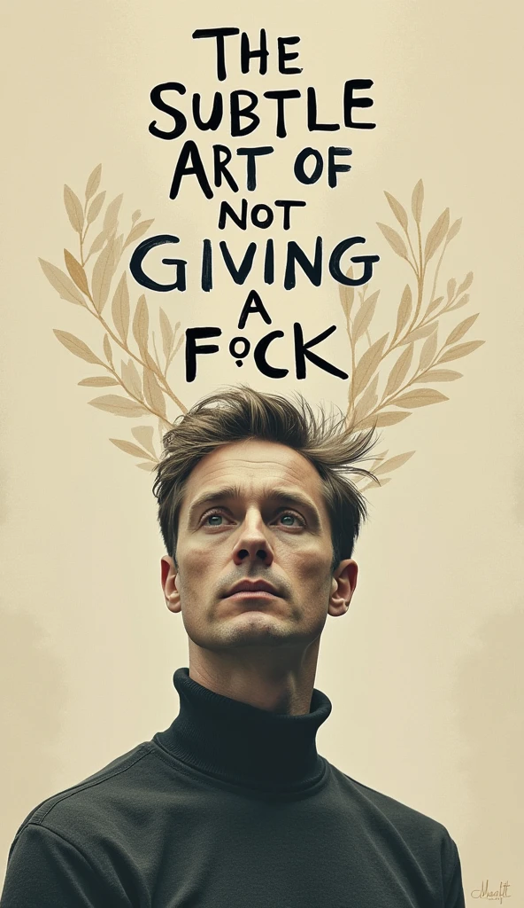 I want a prompt to create 12 images related to the book The Subtle Art of Connecting the F*Say " by Mark Manson