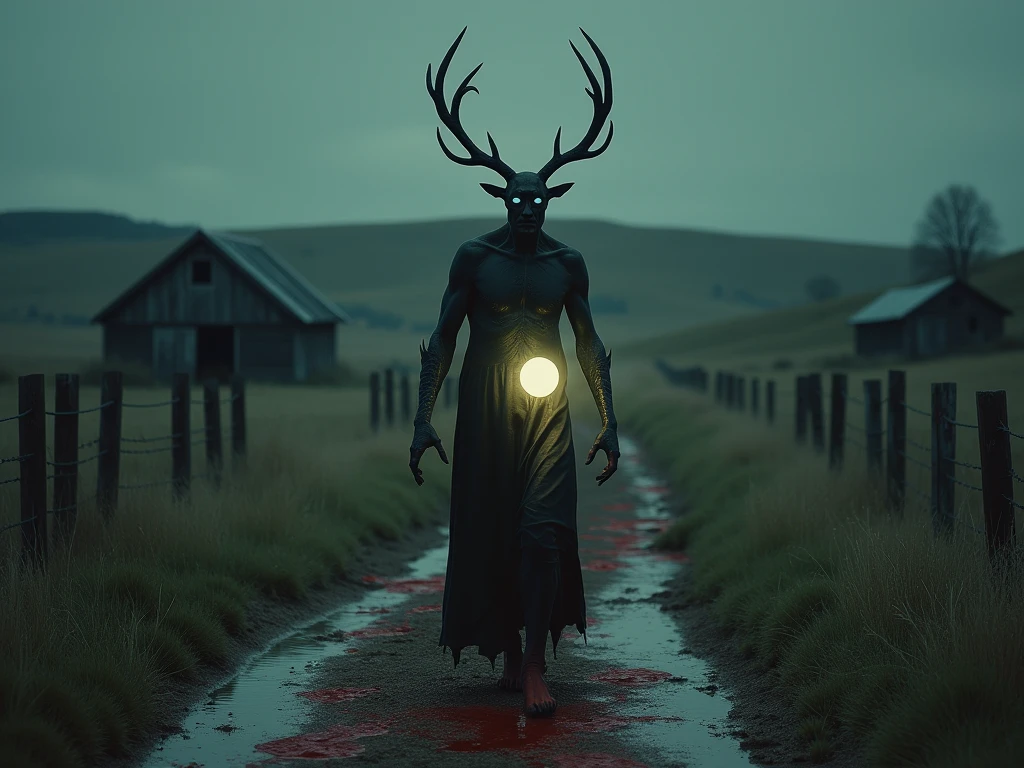 An eerie medium shot artistic nude photo of a (Danish [Shamon|Woman] wearing full deer skull [mask|headdress] with horns standing in the woods at night under a full moon), (Pagan ritual), detailed facial features, small breasts, (detailed skin), cold color temperature, moonlight, blue filter, (haze:0.6),  film grain, photographed on a Holga 120 CFN, 120mm, with (Fuji T64 Pro film), tungsten film, E6 process, B-movie, medium format, cross-processing, outdoors, in Graastenskovene, Denmark, at night, (silhouette:1.2), nsfw, in lomostyle