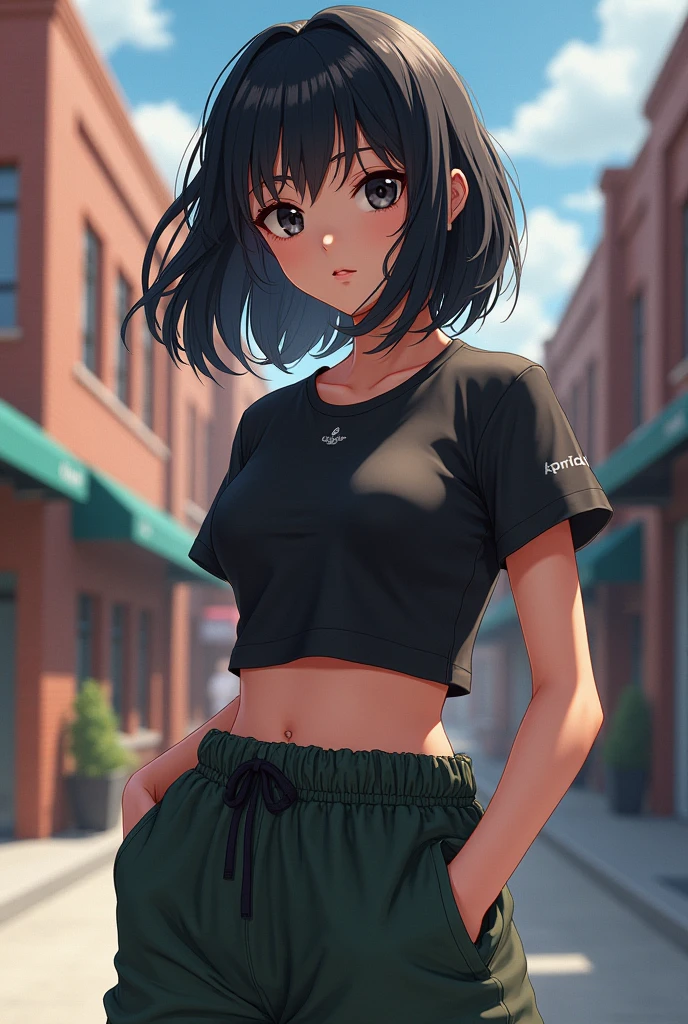 foto de corpo inteiro,cat ears on the head of a beautiful young woman wearing a short skirt, usando meias preta longas e sueterpreto apertado ,corpo inteiro na foto,floresta a noite varias luzes,belas coxas, coxas lindas belhos olhos escuros detalhados, sueter branco apertado,maio apertado , tight pantyhose, mini saia , ceu limpo a noite com estrelas numa floresta a noite,short curto linda jovem, olhos sedutores feminino.CABELO CURTO PRETO((CABELOS CURTO PRETO))