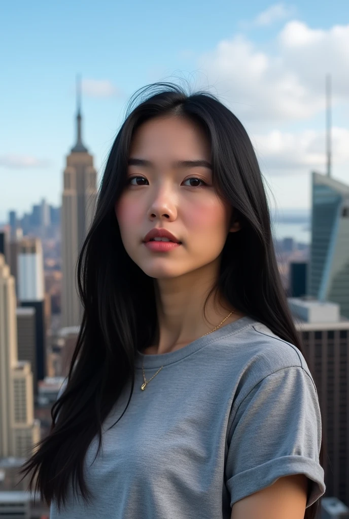 beautiful woman (EPM1ch3ll3L1mD4v1ds0n:.99), perfect hair, jewellery, ((portrait)), (closeup:1.2), ((from the waist up)), (((  A contemporary rooftop cinema and stargazing lounge, combining film screenings with celestial observations :1.2 ))), natural skin texture,  ((  Jogger dress :1.2)), ((wearing  Vintage Backpack:1.2)), 24mm, 4k textures, soft cinematic light, adobe lightroom, photolab, hdr, intricate, elegant, highly detailed, sharp focus, ((((cinematic look)))), soothing tones, insane details, intricate details, hyperdetailed, low contrast, soft cinematic light, exposure blend, hdr, faded, now, ("I've got a bad feeling about this.":1.1)