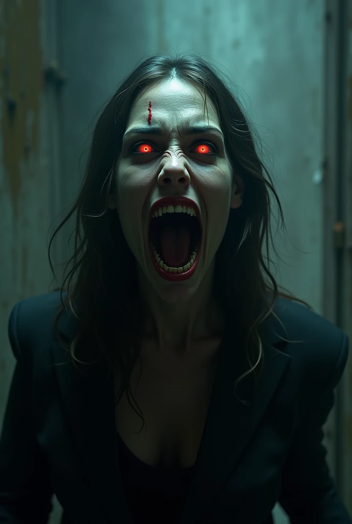 olhos esbugalhados, Muito grande, olhos para fora, cara de zumbi, bocas muito abertas, COM MUITO SANGUE, detalhes sobre o tamanho da boca, Muito grande, Gritar, possessed by the devil um close up de uma pessoa com sangue no rosto, filme ainda de um filme de terror, film ainda de filme de terror, filme de terror ainda, Filme de terror dos anos 80 ainda, ainda de filme de terror, arte conceitual de zumbi em terror, filme de terror ainda, de filmes de terror, cena de filme de terror, cara morta maligna, foto de terror, horrible smile. Horror, A bloody hand sliding on the Vidro, muito assustador, filme de terror movie scene 8k ultra realistic, Vidro, blood in the bathroom available, filme de terror
