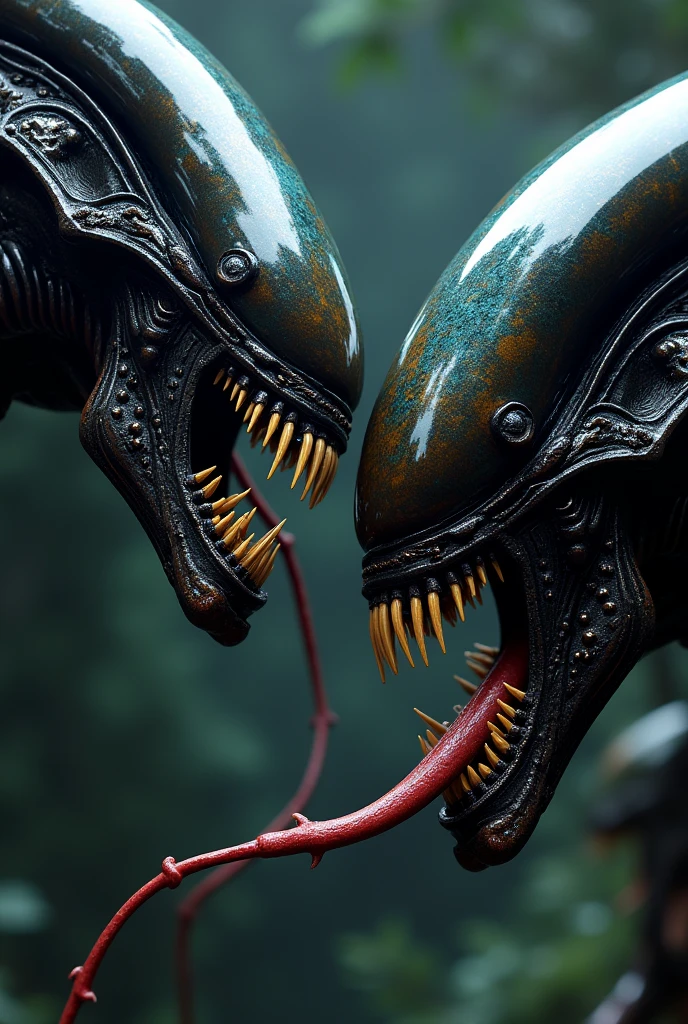 Alien vs Human, Fight to the Death, Ultra High Definition, 8K, 16K, F1.8, Blood