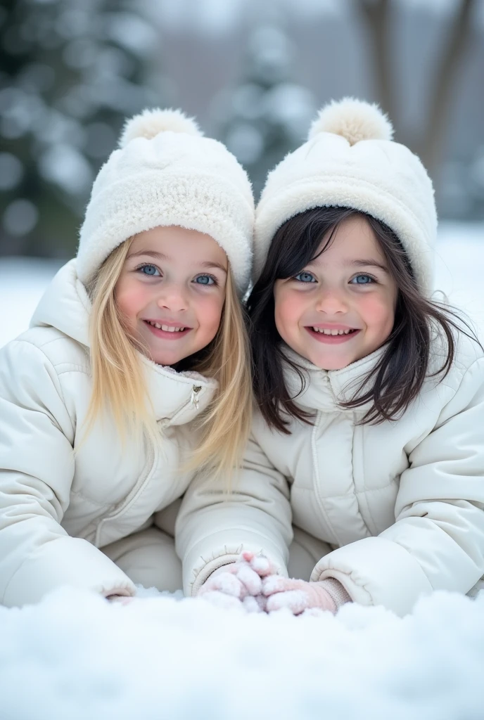 GIRL BLONDE CHILD with long hair wearing WHITE sweater and BLACK ear warmers, sonolento, wearing fluffy black scarf, doente com um frio, frio, , um frio, franja fofa, com pele fofa branca, orelhas, sonolento rosto modelo de moda, triste, twintails white_gloves, pele fofinha, adolescente, noites frias congelantes, inverno frio, orelhas pretas