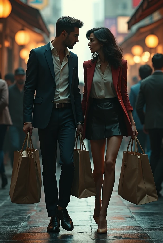And make him carry her heavy bags in all submission