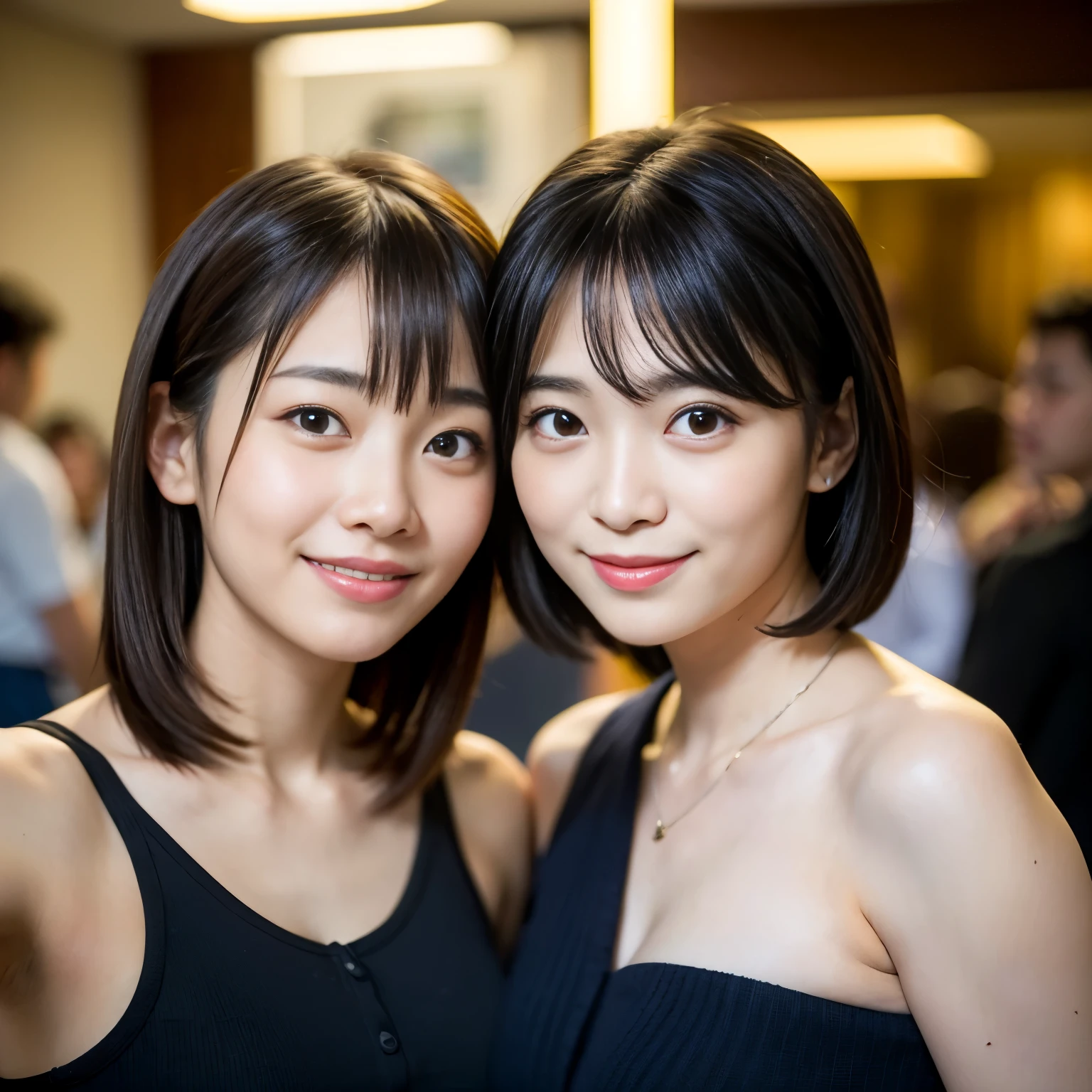 ((Highest quality))、(masterpiece:1.4)、RAW Photos、8k、((Best image quality))、 ((High resolution))、Beautiful face in every detail、Realistic people's skin、Gentle expression、(One people:1.4, One peopleの女性:1.3 )、Realistic、(Medium Hair:1.4, bionde:1.3)、(Beautiful woman)、(Cute Japanese:1.3)、(B cup bust:1.3、Balanced style:1.2)、((mannish))、((Beautiful woman))、(Beautiful Hair)、(Show your forehead)、(((Part my hair in the middle)))、(Her eyes are big:1.3)、20 year old beauty、(Her face is small:1.3 )、Small Head、(Long neck:1.3)、necklace、((botanical garden))、(T-shirts)、((A lot of houseplants))、(Touching a leaf with your hand:1.3)、((Close your eyes and smile broadly))、(people)、(Dynamism:1.3)、(Larger clothes)、 1people,(Wearing colorful stage costumes:1.2),Very beautiful Japanese idol portraits、(Genuine,Genuineistic:1.4),(masterpiece),Very delicate and beautiful,Very detailed,2k wallpaper,wonderful,In detail,Highly detailed CG Unity 8K wallpapers,Very detailed,High resolution,Soft Light,Beautiful detailed,Very detailed eyes and face,Beautiful and sophisticated nose,Beautiful and beautiful eyes,Cinema Lighting,(Simple light color background:1.3),(short hair),(Bob),Complete Anatomy,Slender body,Small breasts、smile、{A sheer black yukata}、{Mysterious Shrine}、{Large Torii Gate}、 {Morning sunlight filtering through the trees}、{Japanese Shrines}、{Hair tied up}、{sit cross-legged}、美しいJapanese people women、Sharp focus、Perfect dynamic composition、Tilt your head、Model body type、1people、Japanese people women、美しいJapanese people women、Ultra detailed face,、A captivating smile、cute、White skin、Fair skinの美しい肌、Brown eyes、Beautiful symmetrical face、Small face、Age 25、Beautiful black hair、 Beautiful small breasts、Skin between genuine people、Perfect figure、Perfect anatomical figure、whole body photos、Detailed and realistic people bodies、Detailed and realistic skin、Realistic face in every detail、Detailed and realistic eyes、Detailed and realistic lips、Detailed and realistic teeth、Detailed and realistic ears、Detailed and realistic hair、Beautiful Hands、Realistic feet down to the last detail、Realistic breasts down to the last detail、Realistic areola down to the last detail、Realistic nipples down to the last detail、Realistic female genitalia down to the smallest detail、Realistic vagina down to the last detail、Detailed and realistic clitoris、Realistic anus down to the last detail、Thick pubic hair with realistic detail、whole body、whole bodywhite skin、Fair skin、Check and fix the skeleton、Pubic hair is thick、Thick pubic hair、 Completely naked、urination、Pleasant expression、Blushing cheeks and an ecstatic expression, Leaking urine、A sex toy is inserted into the anus、Bun Hair、Wearing sandals、{Yukata Girls}、Put your arms behind your back、Open your mouth、 {In the mysterious forest}、Wooden table、{surrounded with plants}、
