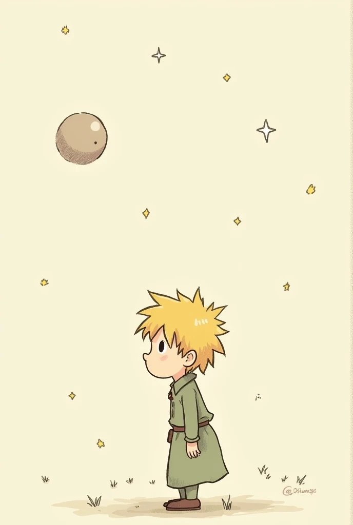 Give me 3 images measuring 6 by 6 centimeters of the first page of the Little Prince