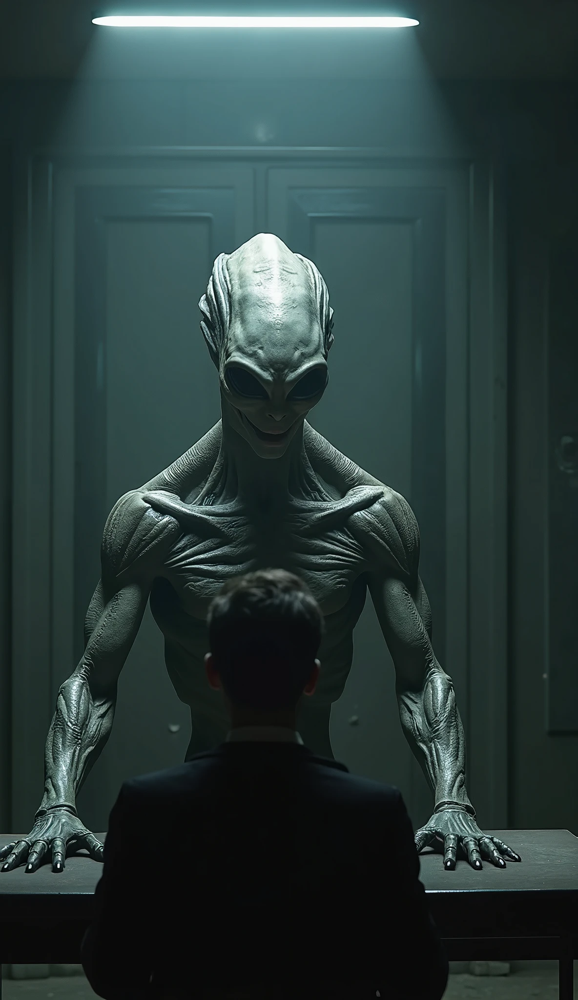 Alien Male Sexy Grey Color.