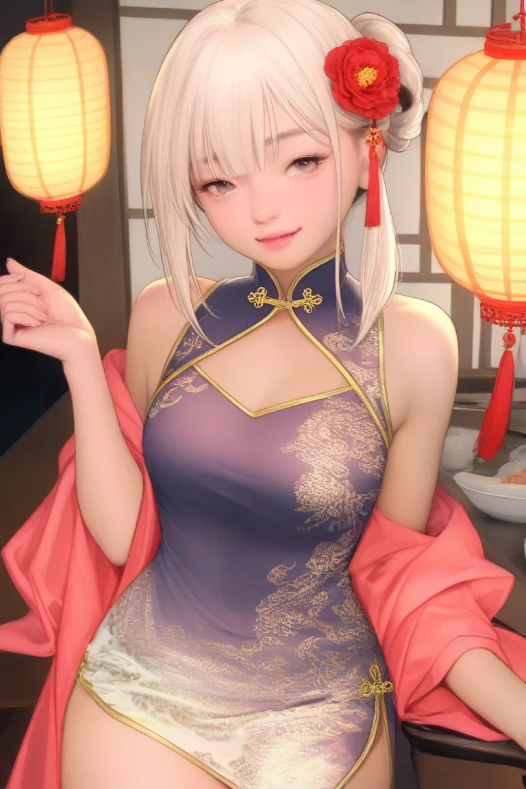 Anime Chinese Girl Wearing Chinese Costume