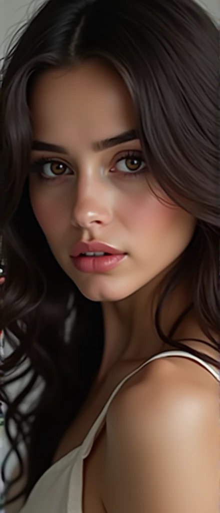 A closeup shot, head, ultra wide angle, in focus, stunning beautiful Gal Gadot, hdr, best quality, professional photo,