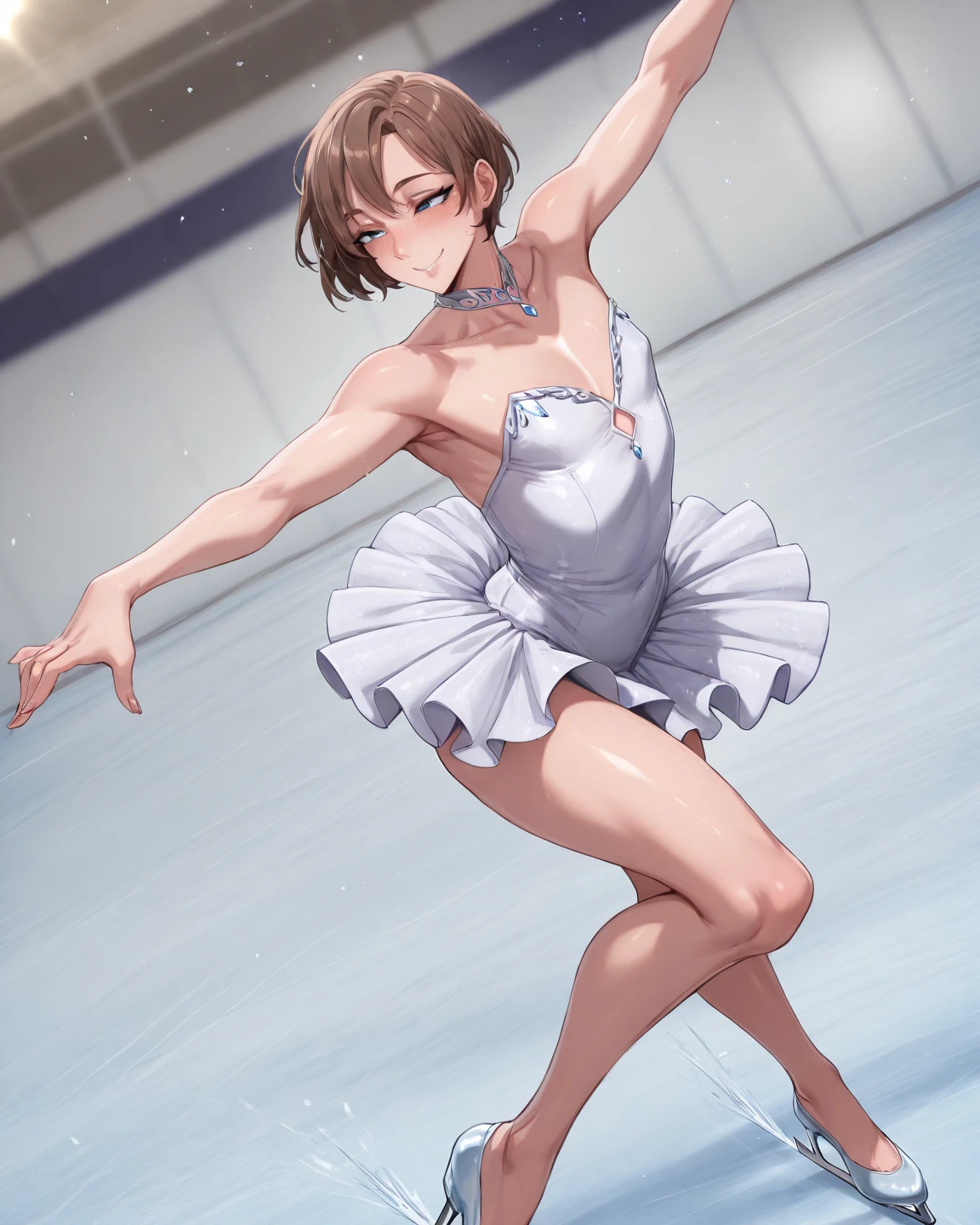 Beautiful figure skater