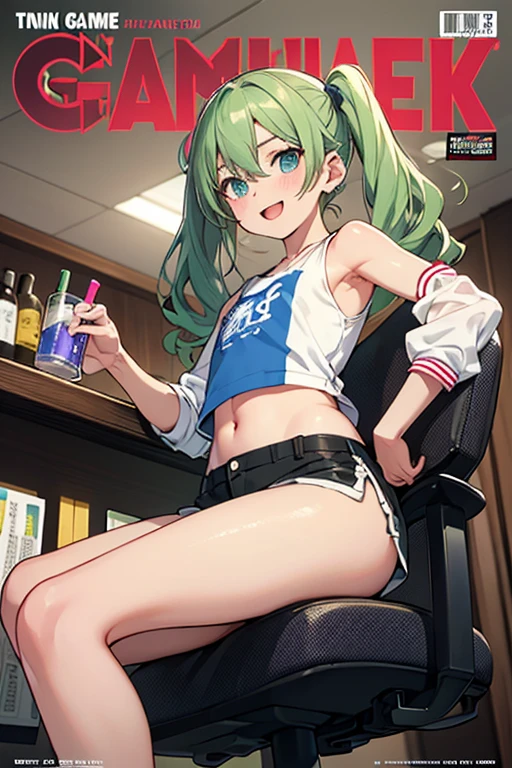 masutepiece,in 8K,High quality,Fine detail,super precision,1girl in(crazed smile),Big Assault Rifle,tits out,bomber jacket,Tank Tops,hotpants,in fighting,Build a night city(cyberpunked),dazzling neon light,