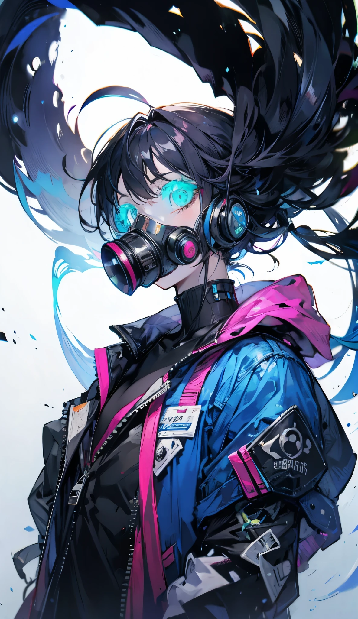 male using Tech Futuristic Gas Mask