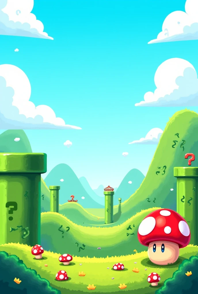 mario inspired map
