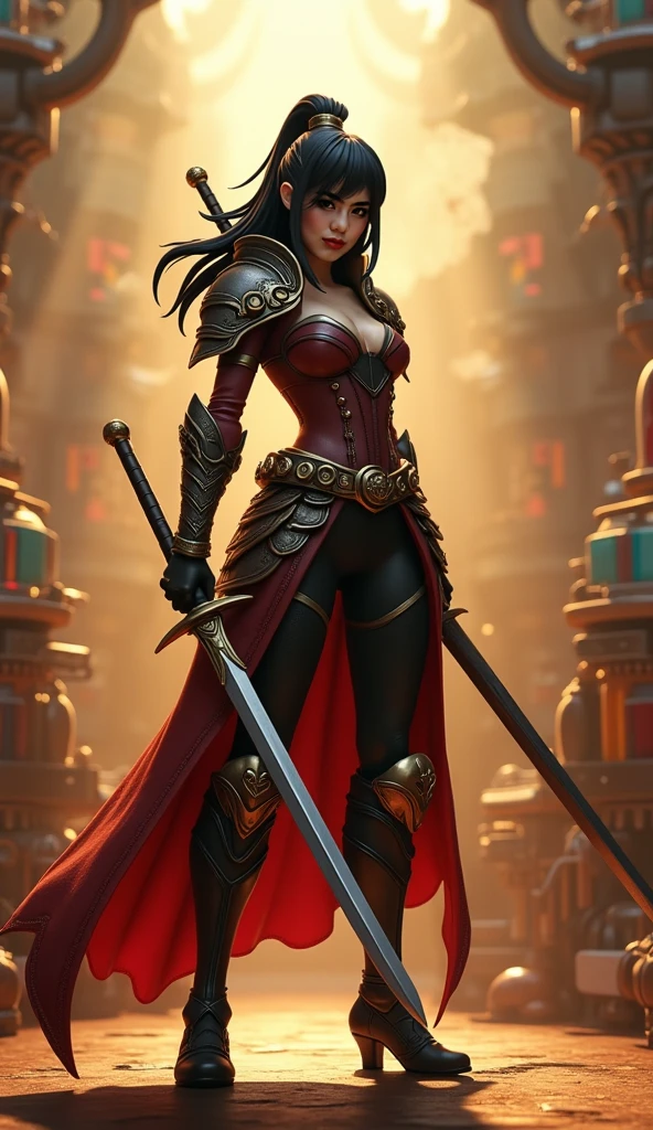 Créé moi une version sexy et réaliste de la dagger duchess de clash royale