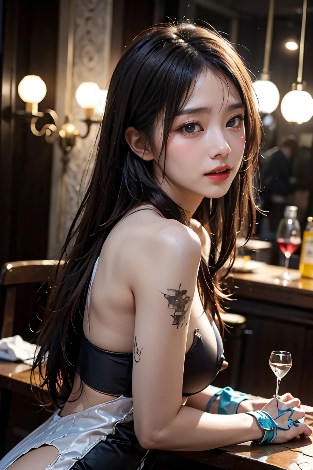 AIBeauty、Tattoo、constellation、Night view、Holding the dog、Show off your whole body、Real Beauty、starry sky zoo
