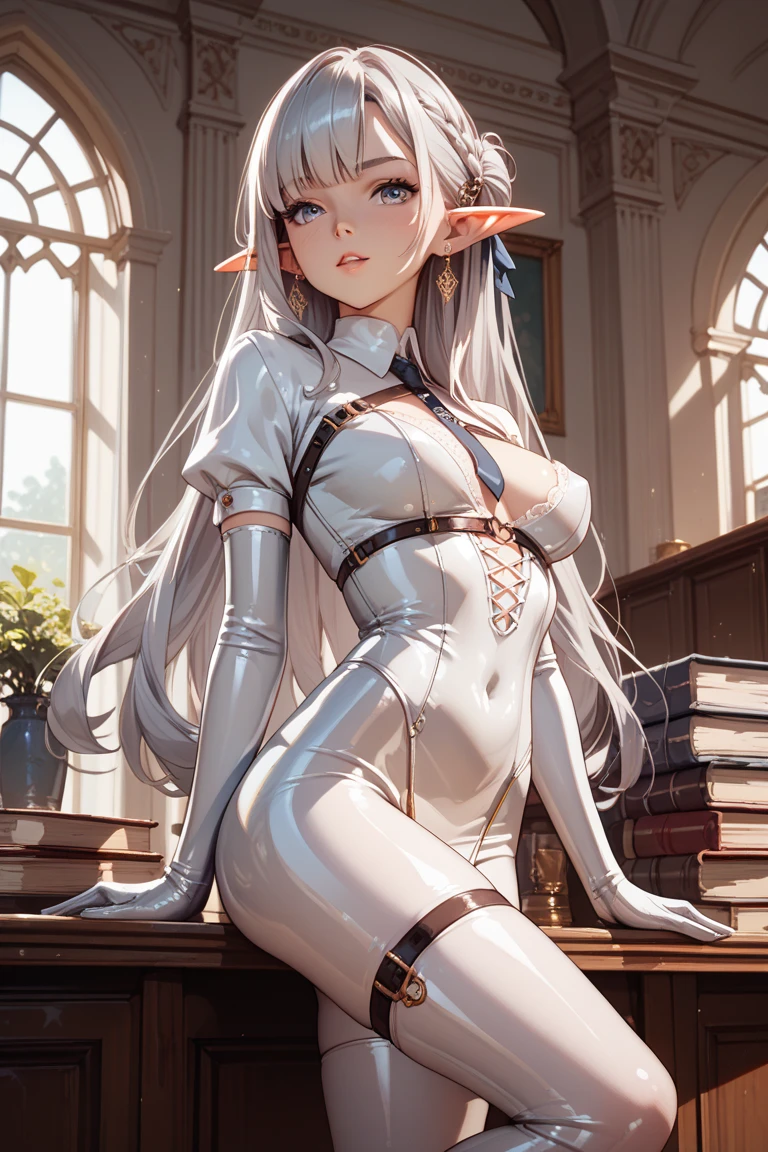 (masterpiece:1.1), (best quality:1.1), 1girl, Real light and shadow, anime face, 4k, 8k, wallpaper,epic, detail texture, Paya, elf ears, pointy ears, White hair, Dark skin, tanned skin, (blue eyes:1.5), ((((white hair:1.35, long hair)))),intricate eyes,beautiful detailed eyes, (symmetrical eyes,big eyes:1.5,(((lustrous skin:1.5,bright skin: 1.5,skin tanned,shiny skin,very shiny skin,shiny body,plastic glitter skin,exaggerated shiny skin,illuminated skin))),(detailed body,(detailed face)), cute, erotic,daring, Desert,((, skirt, thighhighs, zettai ryouiki, , shirt, red shirt, shawl, harogomo, pink skirt, puffy sleeves, juliet sleeves, long sleeves, indoors, classroom, bent over, smile,))),happy,smile,(centered,scale to fit dimensions,Rule of thirds), scenery:1.25, highres,sharp focus,(ultra detailed,extremely detailed),(photorealistic artwork:1.37),(extremely detailed CG unity 8k wallpaper),(((vibrant colors,vibrant theme))),(intricate),(masterpiece),(best quality), ,

