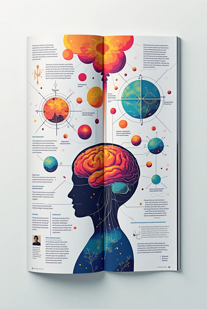 Cover for school notebook with the title Neurological Bases of Human Development.