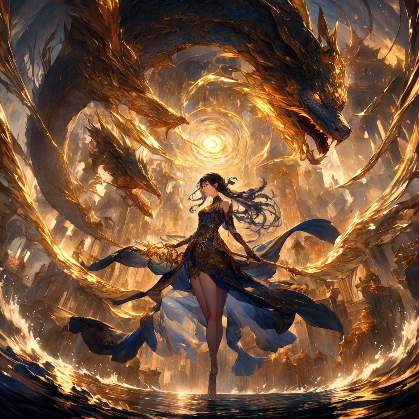 official art, unity 8k wallpaper, ultra detailed, beautiful and aesthetic, masterpiece, best quality, (zentangle, mandala, tangle, entangle), (fractal art:1.3) , 1girl, extremely detailed, dynamic angle, cowboyshot, the most beautiful form of chaos, elegant, a brutalist designed, vivid colours, romanticism, by james jean, roby dwi antono, ross tran, francis bacon, michal mraz, adrian ghenie, petra cortright, gerhard richter, takato yamamoto, ashley wood, atmospheric, ecstasy of musical notes, streaming musical notes visible