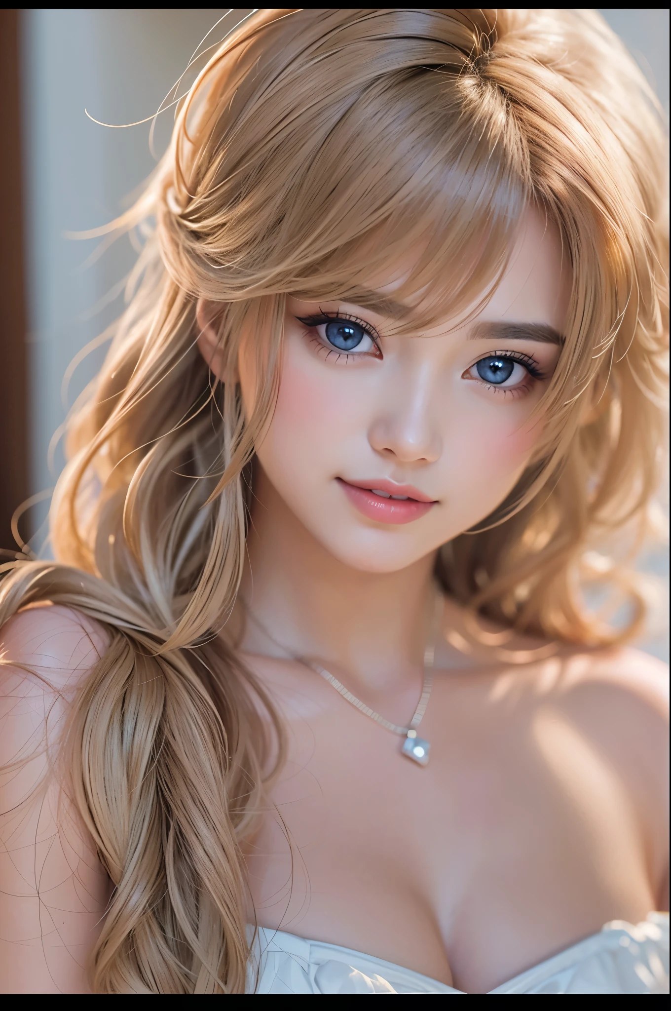 1woman, (Ultra realistic, high res), (highly detailed eyes, highly detailed hair, highly detailed face, highly detailed plump lips), (off shoulder with open breasts), breasts, upper body, caute smile, (best quality:1.4), Raw photo, (realistic, photo-realistic:1.37), professional photography, cinematic light, (fine face: 1.2),fashion model 20 years old, cute, [[[[pure eyes]]]], [[[[closeup]]]], [[[[chest]]]], [[[[neck]]]], [[[[shoulders]]]], perfect eyes, perfect iris, perfect lips, perfect teeth, perfect skin, soft front light, glow, HDR, (muted colors:1.2), Retrato da mulher、white skin、((cabelo Castanho ondas suaves)) Best Blanco Romantico、8K resolution、Frente Illuminada、アメリカの女の子のPortrait、solo、20-year-old、beautiful face、Upper body、medium side cut、beautiful blonde hair、beautiful little face woman, solo,　black theme,　look at the audience,one woman, It&#39;s real, Wolfzan-6500-V1.3, anime、animeスタイル、beautiful diamond eyes、20 year old american girl、braided hair、swimsuit、portrait beautiful detailed woman, very detailedな青い顔, Reality, beautiful narrow blue eyes, huge file size, Super detailed, High resolution, very detailed, highest quality, masterpiece, An illustration, very detailed, ticker, Unite, 8K painting wallpaper, fine, fine details, masterpiece, highest quality, Hvery detailed ticker uniform 8K wallpaper, face light movie lighting、cuteブラウス, dark background, oil, masterpiece, diffused soft film lighting, Portrait, highest quality (perfect face:1.4),stunning girl pictures,(8K and、photorealistic:1.25) 、(lip gloss、eyelashes、shiny face、shiny skin、highest quality、超High resolution、Depth of the bounds written、chromatic aberration、caustic road lighting、natural shading、sexy 1girl, Extremely cute, Amazing face and eyes, (Beautiful lovely smile), (extremely detailed beautiful face), bright and shiny lips, (cute bikini:1.3), (very elaborate lace bra:1.5), smooth skin, super beautiful, attractive, (Best Quality:1.4), (hyper quality), (Ultra-detailed), (hyper-realistic, Photorealsitic:1.37), Authentic skin texture, complex details, extremely detailed CG unified 8k wallpaper, RAW Photos, professional photograpy, Cinematic lighting, coast, sea, palm trees,masterpiece, best quality, high quality, High definition, High quality texture, High quality shadow, high detail, beautiful detailed, finely detailed, extremely detailed cg, detailed texture, a realistic representation of the face, realistic, colorful, delicate, Cinematic Light, sidelighting, Lens Flare, Ray tracing, sharp focus, (intrica