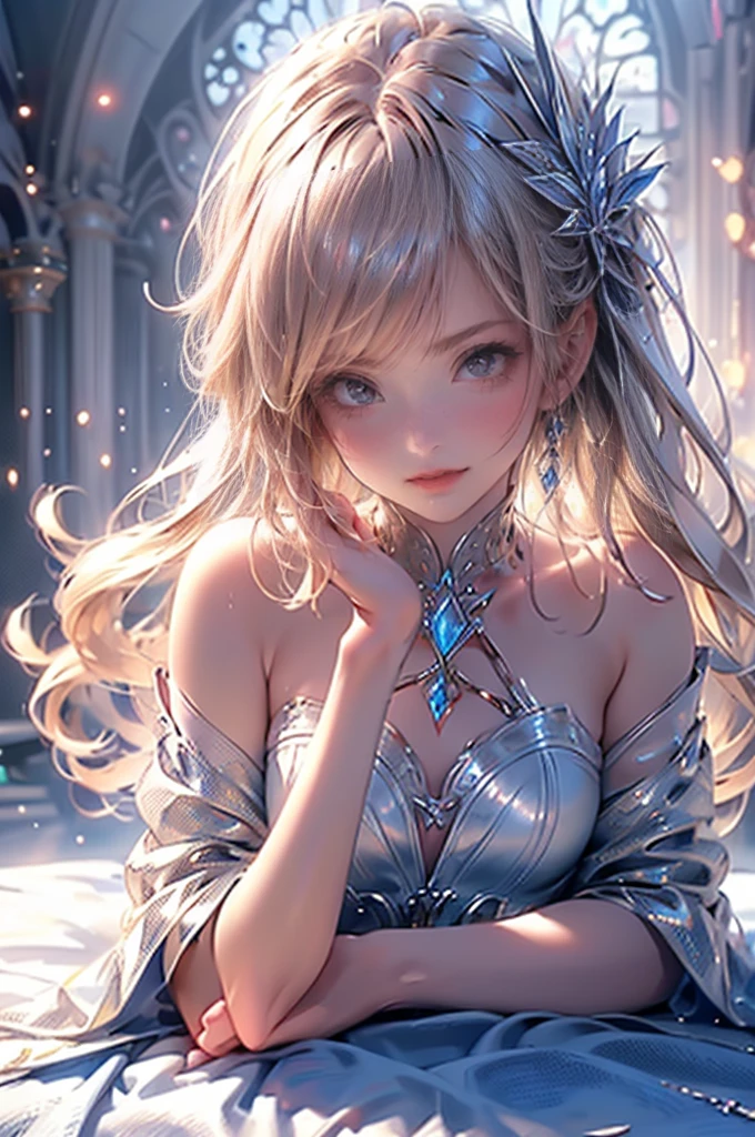 Beautyful Girl's Face with Gorgeous shiny Eyes