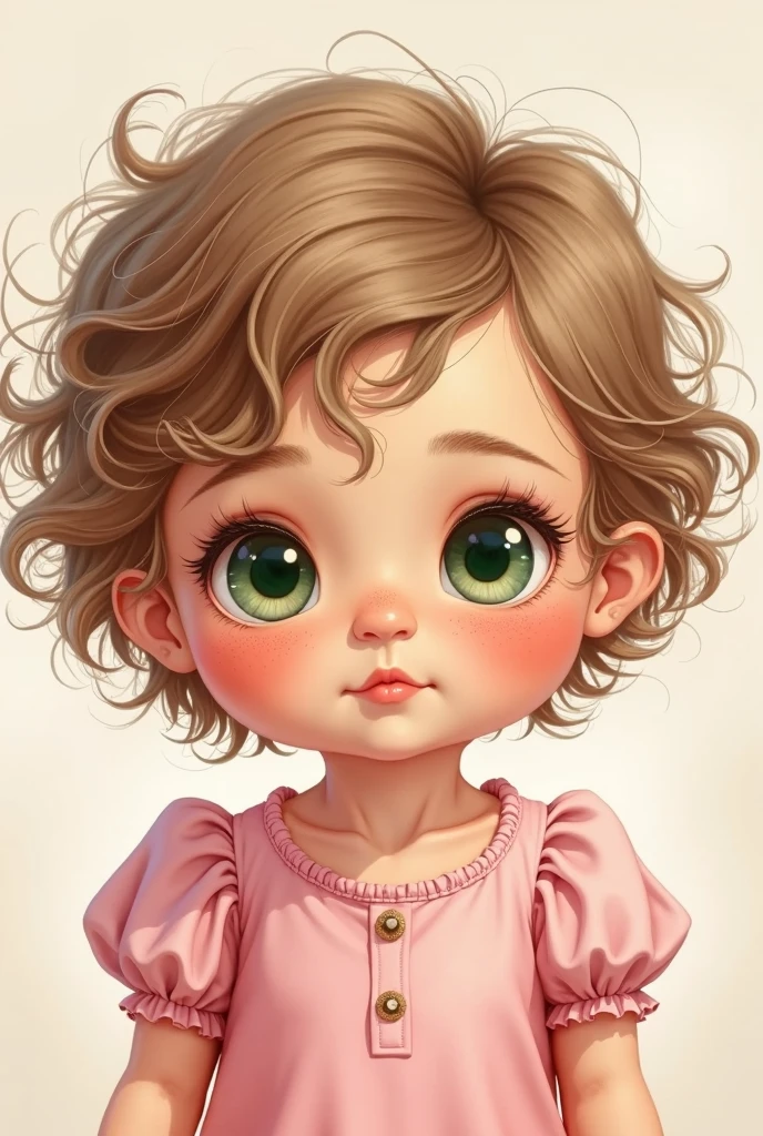 girl CHILD 10 years old, Loira russa com coque no cabelo , gelado, diversas cores.