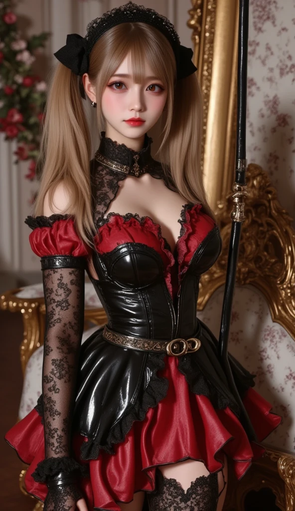 Big Breastsのメイド服を着た14歳の少女 (Gothic style) Torn Skirt、Golden body proportions、disheveled blonde hair (Inward-splayed feet) (Highly Detailed CG Unity 8K Wallpaper) Big Breasts、Torn Skirt、Red-faced and shy Ed Blinky America&#39;The most beautiful body art, Atey Gailan, Painting by Jeremy Professional Gorgeous Man, Greg Mantis, Antonio Moro, Art Station Trends, CGSOC IETY Trends, Complex, Tall detailed, Accurate, Dramatic realism art, CG, 3d, 8k 4k