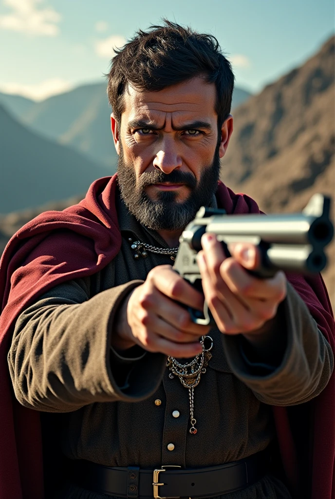 Kurlus Usman ai image with gun