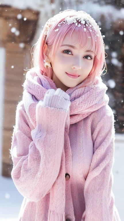 Pink colored <lora:BarbieCore:0.8> BarbieCore cozy sherpa-lined mittens, (shiny plastic:0.8), (pink plastic:0.9), anime style