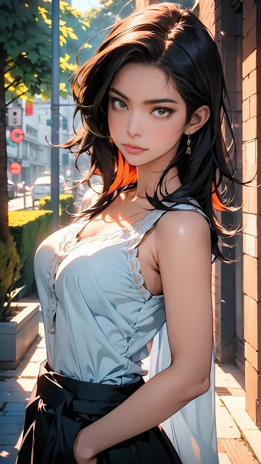 best quality, masterpiece, High resolution, a girl, court clothing, necklace, jewelry, pretty face, big breasts, more than_Body, Tyndall effect, lifelike, dark studio, edge lighting, two-tone lighting, (HD skin: 1.2), 8K Ultra HD, SLR camera, soft light, high quality, Volumetric lighting, frank, photography, High resolution, 4K, 8K, Bokeh,