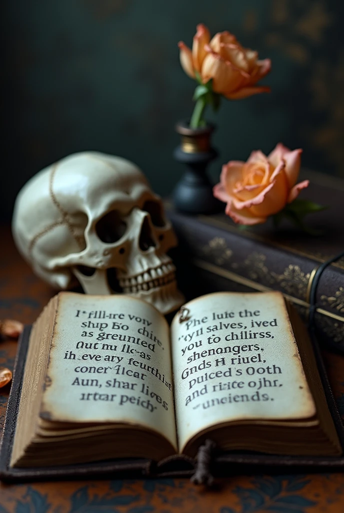 skull, candle, book, withered flower
oil painting, oil on canvas, still life, masterpiece, Albrecht Drer, Jan Brueghel, beige background, no humans