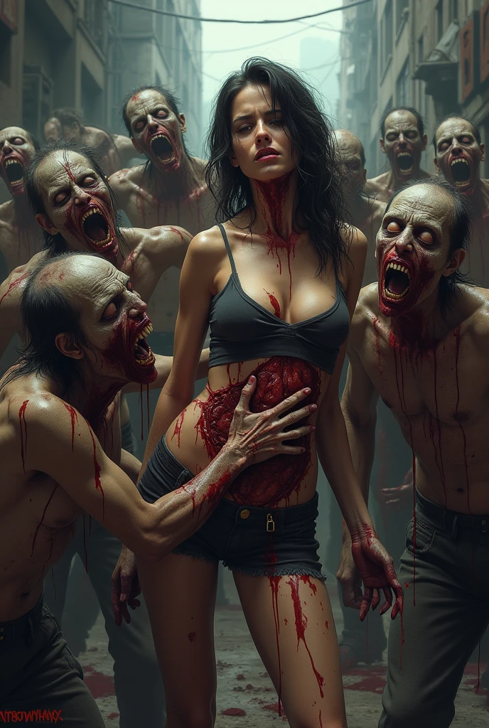 <lora:rottingzombiesLora_v10:1.2> rotungwoka person, (beautiful girl),
(zombie crowd surf, nude, naked, breasts, navel, midriff, thighs:1.2),
<lora:multiple_hands_v0.5:1.0> (molestation:1.5), (multiple hands:1.5), (grabbing another, grabbing another head, grabbing another breasts, grabbing another ass:1.3),