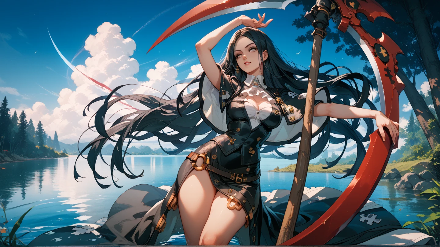 Masterpiece, high resolution, High quality, Detal Face, Detail body rendering, One girl, Solo, hyuga hyuga, Hinata sleeveless clothing,,, Sleeveless shirt, fishnet stockings, Dark lips, Unzipped jacket, No bra, Extramammary, Nipples, Sting, Blushing, Flower frame, Magical items for pure hair accessories, galaxy in the night sky, Musical instrument and instrument playing time, Decorative panels, Abstract art, Alphonse Mucha (Masterpiece, Top quality, high resolution: 1.4), detail, Intricate details, 4K, colored splashing, Line art, Fibonacci, School garden, Wind Dancing Flowers, Clouds, White valley dry, Kunai, ninjartist, Featured magic items, Practice suits, White silk miniature bikini, Delicately patterned garters, Attractive patterned stockings, beautiful decollete, Tempered upper arm, Big breasts, (Big: 0.8), Big buttocks for toned body, Tempered thighs,, architecture, Palace, Pattern, Semeru,