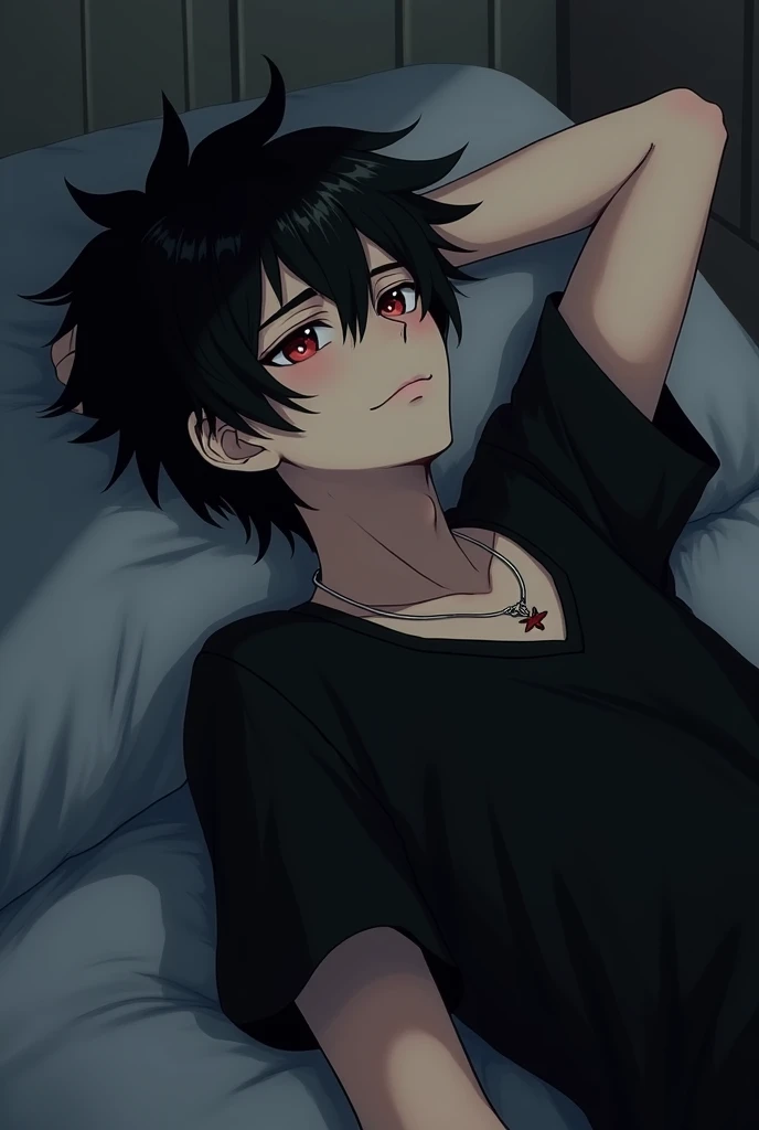 1boys, Man,Male pervert, Short hair, Black hair,Collar,Facial, leg loops,Soft bed,Bedroom,christmas,giftow knot,Highest image quality,超高分辨率,tmasterpiece,