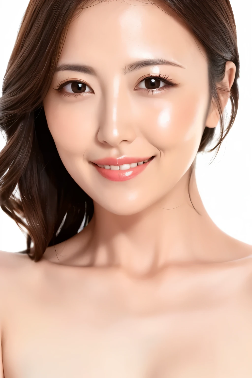 A close up of a woman with a very big breast - SeaArt AI