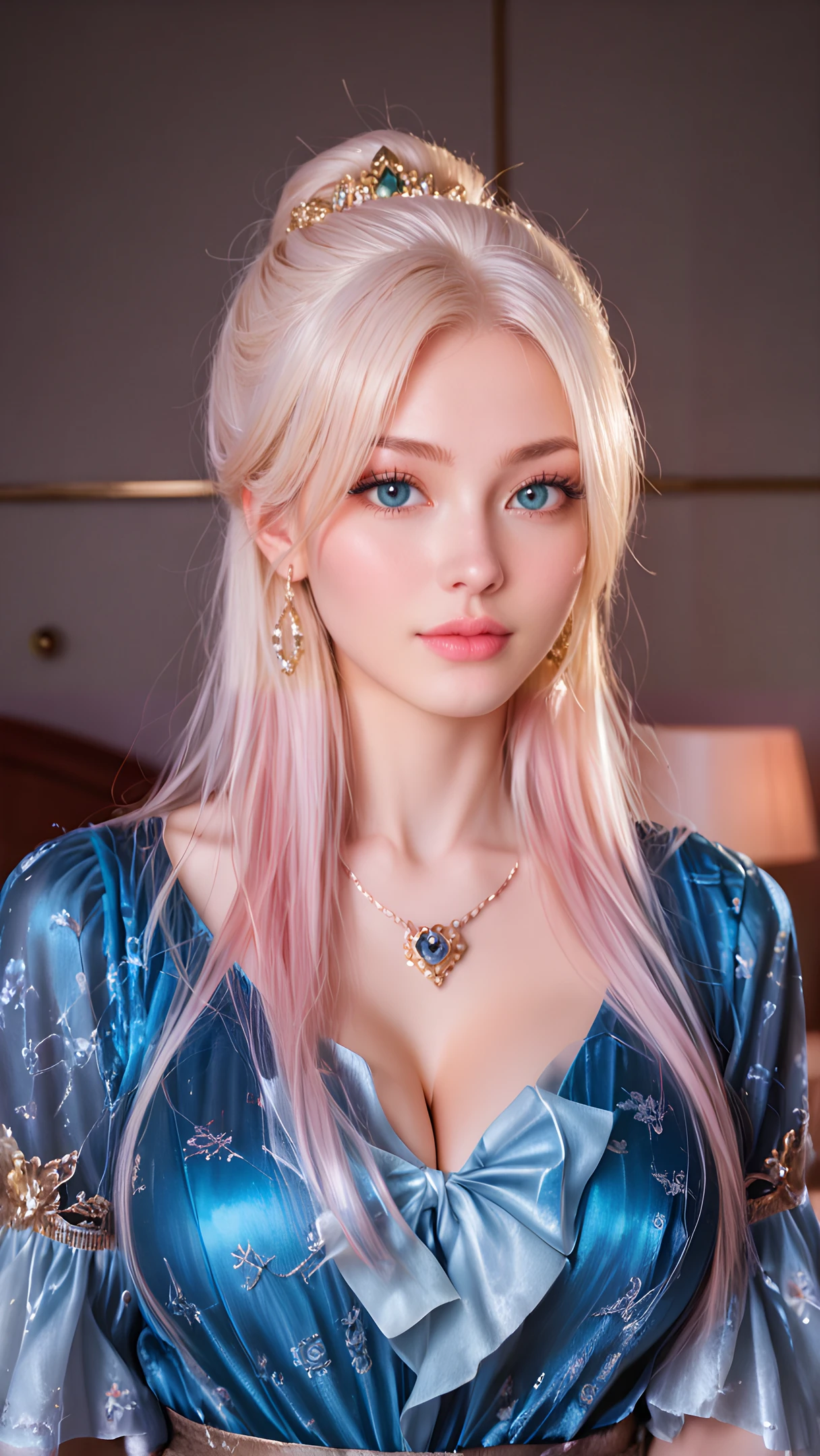 Uma bela jovem mulher,(master part), (best quality), (super delicado), (illustration), (extremamente delicado e bonito), (Dynamic angle), Anthropomorphic, (lindos e delicados olhos azuis-), rodada peituda Brest,rosto delicado,pale skin (corpo inteiro),(figura de comprimento total), cabelos flutuantes,cabelos pretos longos,sexy and romantic look,enrolou um pequeno pano de seda rayalaseema transparente no corpo descoberto,olhar sexy,jewelries