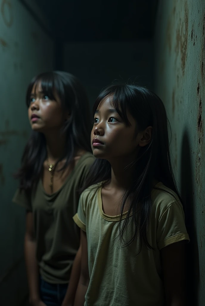scared girl