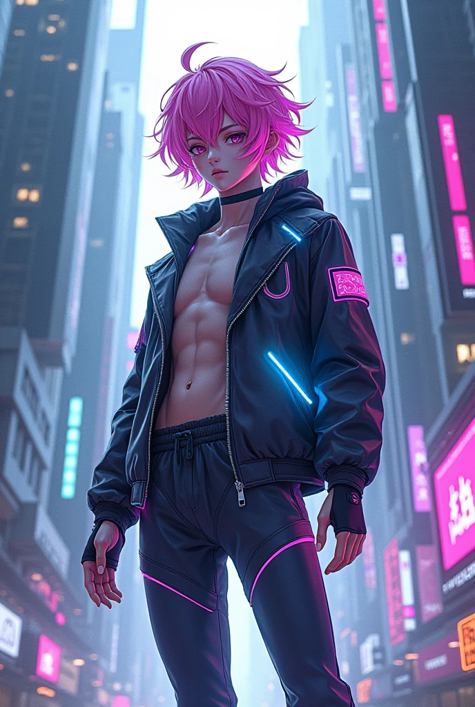 (1child:1.3),(1boy:1.5),15-year-old,teenager,femboy,Libido boy,Female physiognomy,
little boy,(((little boy,boy,kid,kid only,child,1boy,(male gender:1)))),
pink hair,short detailed hair,(((neon_pink_eyes:1.3))),intricate eyes,beautiful detailed eyes,symmetrical eyes,big eyes:1.5,child's chest,((kid body,a little chubby,good anatomy,accurate body proportions,detailed shota body for young boy,perfect anatomy))),
serious and thoughtful man,(nsfw),
flat chest,((fat)),(((lustrous skin:1.5,bright skin: 1.5,skin tanned,shiny skin,very shiny skin,shiny body,plastic glitter skin,exaggerated shiny skin,illuminated skin,wet legs))),(detailed body),
collar around his neck,The collar is attached to a thick dog leash,(tiny bulge on pants),Sweatshirt,revealing clothing,show skin,(micro clothes,rave fashion,visible thong straps,accessories LED),((underpants strap)),((wet clothes,intricate outfit,intricate clothes)),
(dynamic pose:1.0),solo focus,(embarrassed,open mouth),(centered,scale to fit dimensions,Rule of thirds),
cyberpunk city by the ocean at night, with bright neon signs and dark stormy clouds and puddles, scenery:1.25,nighttime, starry night, cosmos,Very dark night that makes the neon lights stand out, very bright neon lights,nighttime, starry night, cosmos,
artistic photography,(photography taken by sldr),highres, sharp focus,(ultra detailed, extremely detailed), (photorealistic artwork:1.37),(extremely detailed CG unity 8k wallpaper),((synthwave background theme)),(((vibrant colors))),intricate,(intricate background),(masterpiece),(best quality),perfect rendered face,perfect face details,realistic face,photo realistic,analog style,((intricate detail)),(((realism))),