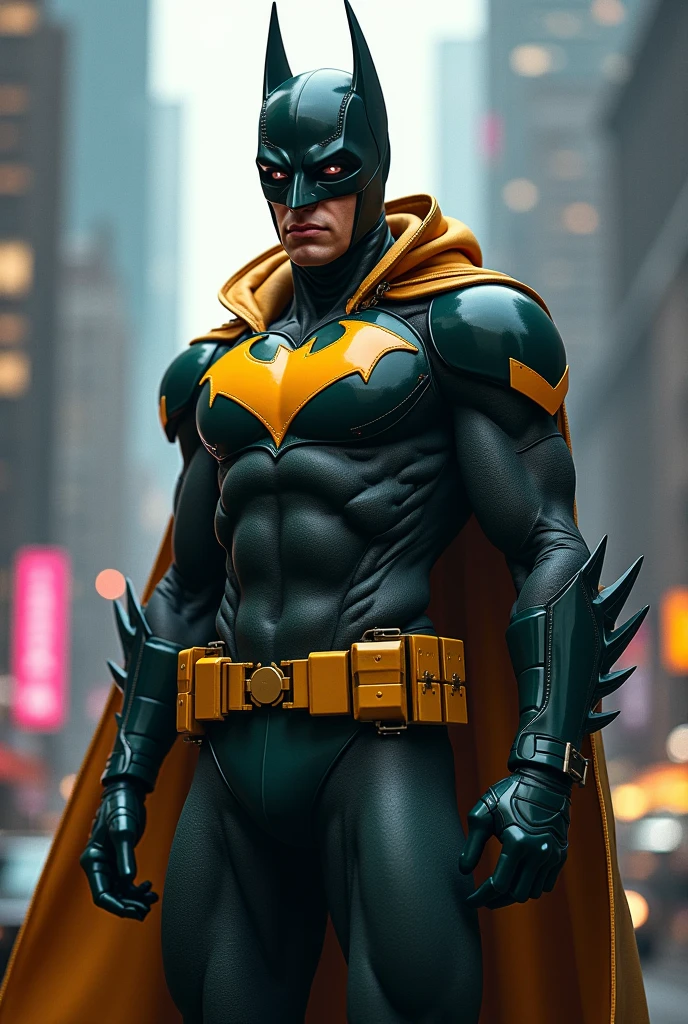 Bill cipher  themed batsuit image