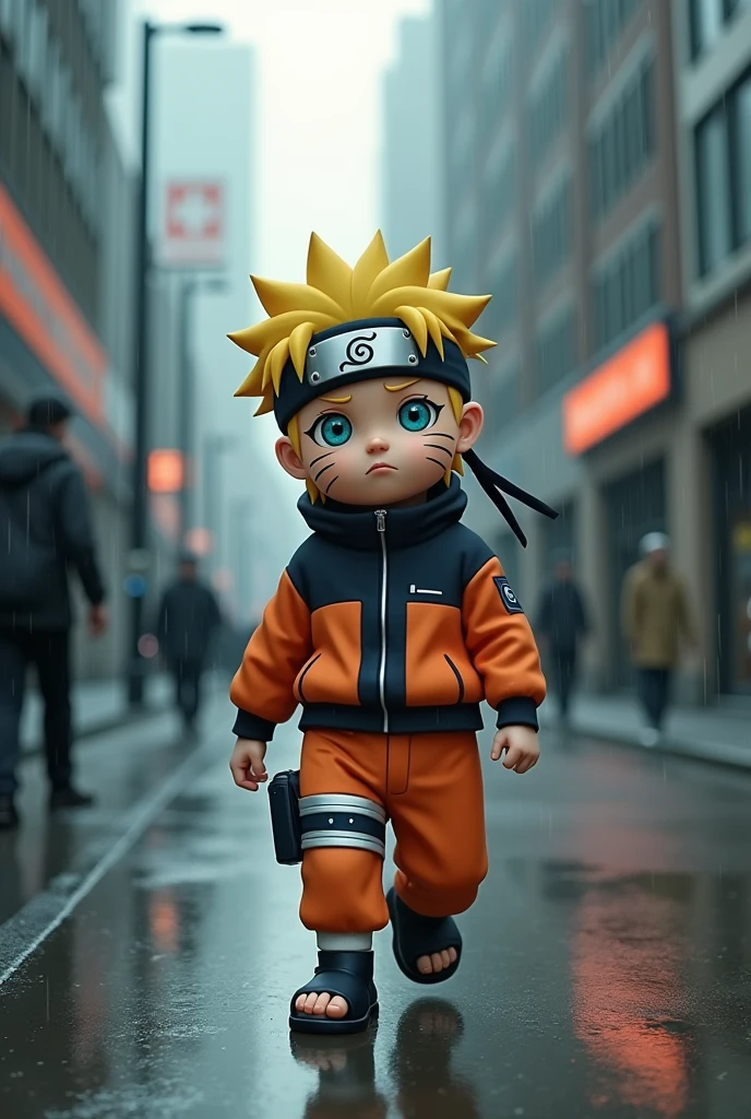 Baby Kakashi e Neymar jogador de futebol fazendo pose , abandonado em um beco,..3d,4D,Ultra realista, Uplighting,sombria mentos,detalhes na pele